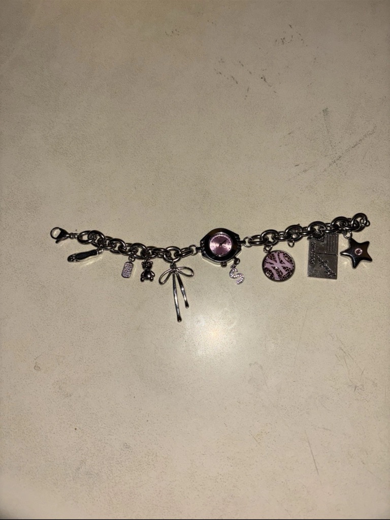 New Stainless Steel Watch Charm Bracelet